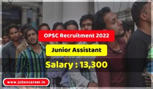 OPSC Recruitment 20223