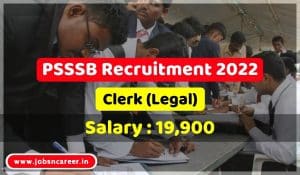 PSSSB Recruitment 20222