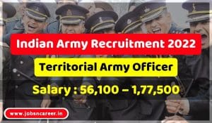 Indian Army Recruitment 20221