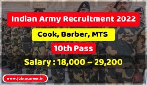 Indian Army Recruitment 20224