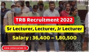 TRB Recruitment 2022