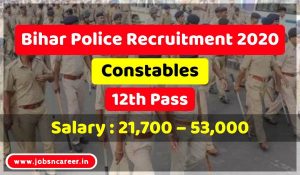 Bihar Police Recruitment 20221