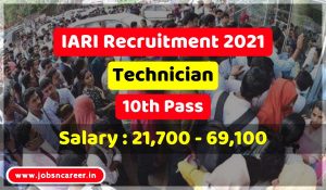 IARI Recruitment 20221