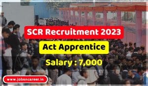 SCR Recruitment 2023