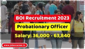 BOI Recruitment 2023