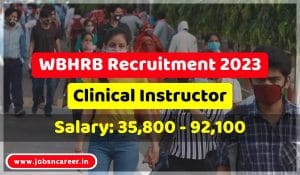 WBHRB Recruitment 2023